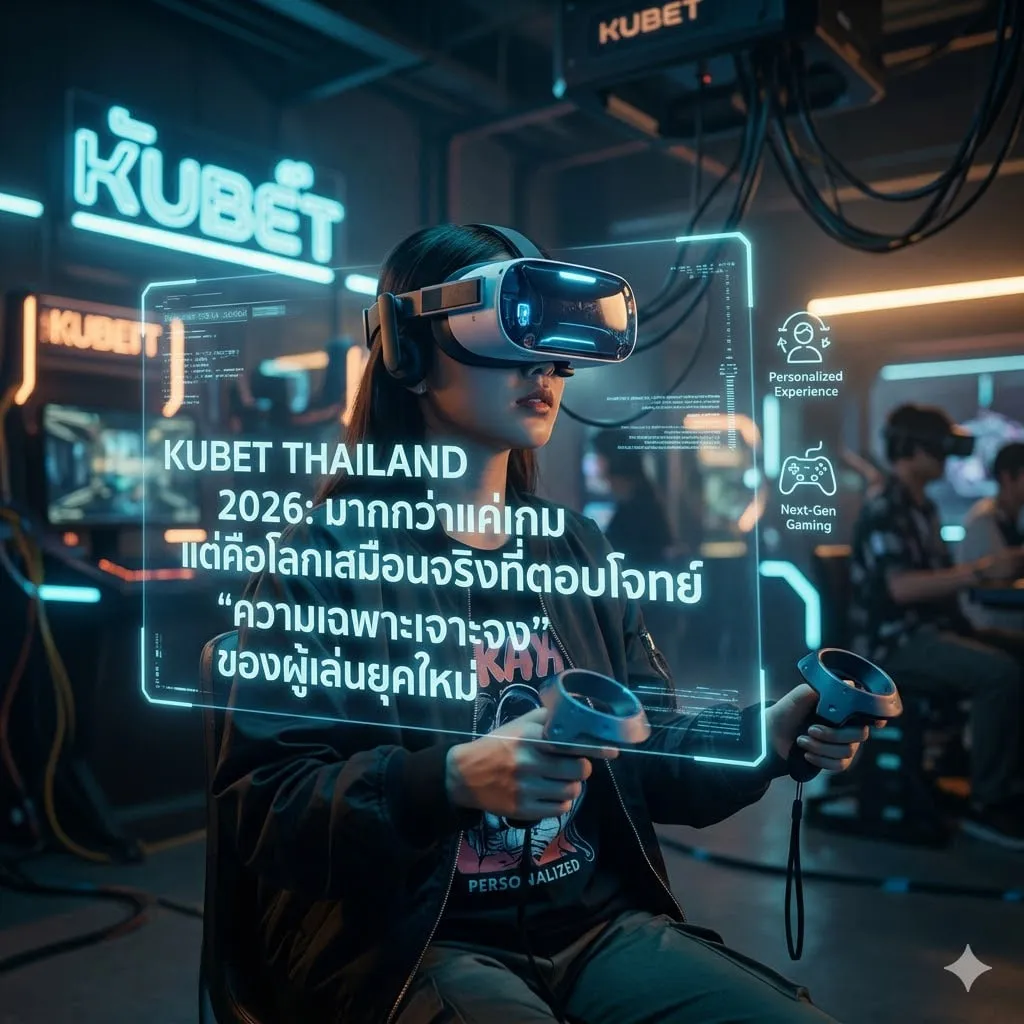 KUBET THAILAND 2026: มากกว่าแค่เกม แต่คือโลกเสมือนจริงที่ตอบโจทย์ ‘ความเฉพาะเจาะจง’ ของผู้เล่นยุคใหม่