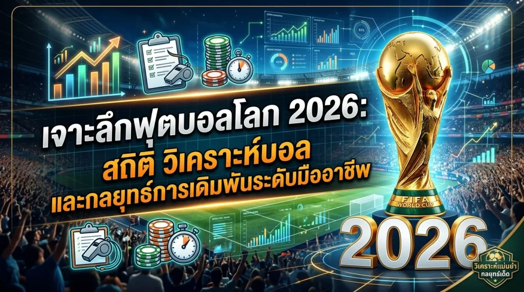 เจาะลึกฟุตบอลโลก 2026: สถิติ วิเคราะห์บอล และกลยุทธ์การเดิมพันระดับมืออาชีพ